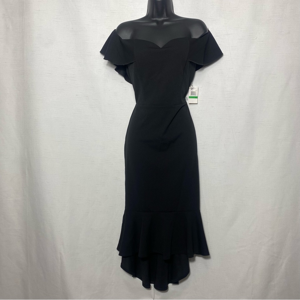 Bailey Blue off the shoulder dress NEW size L - Picture 4 of 6